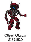 Robot Clipart #1671020 by Leo Blanchette