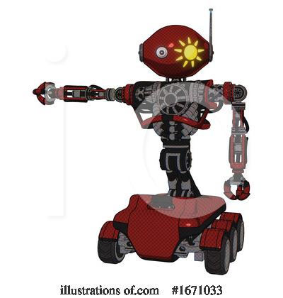 Royalty-Free (RF) Robot Clipart Illustration by Leo Blanchette - Stock Sample #1671033