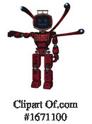 Robot Clipart #1671100 by Leo Blanchette
