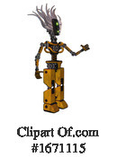 Robot Clipart #1671115 by Leo Blanchette