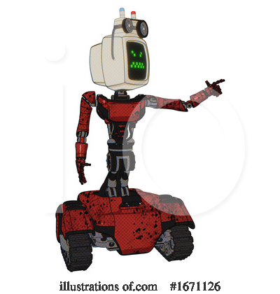 Royalty-Free (RF) Robot Clipart Illustration by Leo Blanchette - Stock Sample #1671126