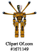 Robot Clipart #1671149 by Leo Blanchette