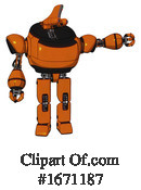 Robot Clipart #1671187 by Leo Blanchette