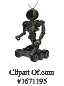 Robot Clipart #1671195 by Leo Blanchette
