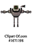 Robot Clipart #1671198 by Leo Blanchette