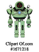 Robot Clipart #1671218 by Leo Blanchette