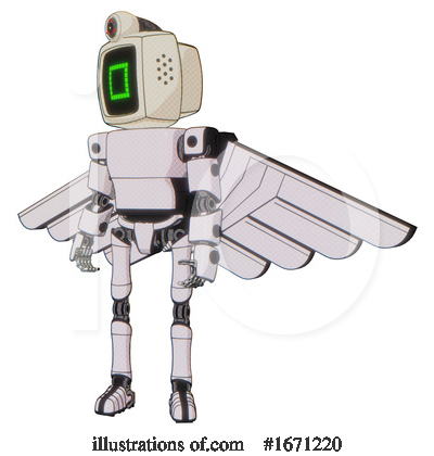 Royalty-Free (RF) Robot Clipart Illustration by Leo Blanchette - Stock Sample #1671220