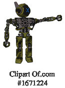 Robot Clipart #1671224 by Leo Blanchette