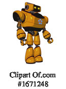 Robot Clipart #1671248 by Leo Blanchette