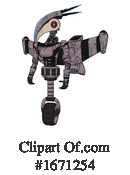 Robot Clipart #1671254 by Leo Blanchette