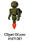 Robot Clipart #1671287 by Leo Blanchette