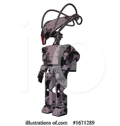 Royalty-Free (RF) Robot Clipart Illustration by Leo Blanchette - Stock Sample #1671289