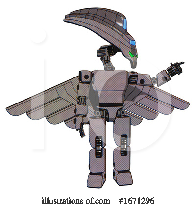 Royalty-Free (RF) Robot Clipart Illustration by Leo Blanchette - Stock Sample #1671296