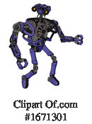 Robot Clipart #1671301 by Leo Blanchette