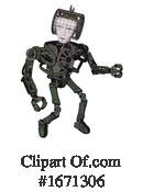 Robot Clipart #1671306 by Leo Blanchette