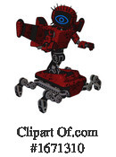 Robot Clipart #1671310 by Leo Blanchette