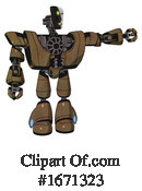 Robot Clipart #1671323 by Leo Blanchette