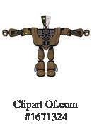 Robot Clipart #1671324 by Leo Blanchette
