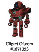 Robot Clipart #1671353 by Leo Blanchette