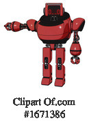 Robot Clipart #1671386 by Leo Blanchette