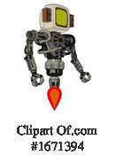 Robot Clipart #1671394 by Leo Blanchette