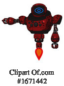 Robot Clipart #1671442 by Leo Blanchette