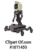 Robot Clipart #1671450 by Leo Blanchette