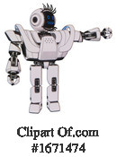 Robot Clipart #1671474 by Leo Blanchette