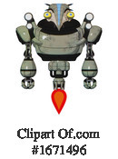 Robot Clipart #1671496 by Leo Blanchette