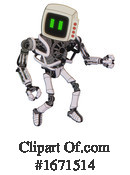 Robot Clipart #1671514 by Leo Blanchette