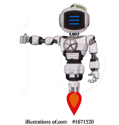 Royalty-Free (RF) Robot Clipart Illustration by Leo Blanchette - Stock Sample #1671520