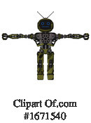 Robot Clipart #1671540 by Leo Blanchette