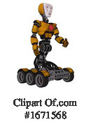 Robot Clipart #1671568 by Leo Blanchette