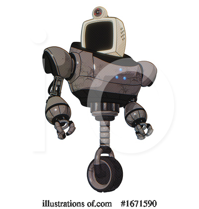 Royalty-Free (RF) Robot Clipart Illustration by Leo Blanchette - Stock Sample #1671590