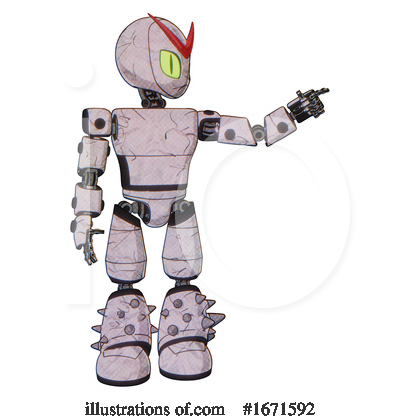 Royalty-Free (RF) Robot Clipart Illustration by Leo Blanchette - Stock Sample #1671592