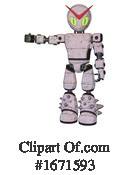 Robot Clipart #1671593 by Leo Blanchette
