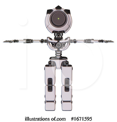 Royalty-Free (RF) Robot Clipart Illustration by Leo Blanchette - Stock Sample #1671595