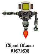 Robot Clipart #1671608 by Leo Blanchette