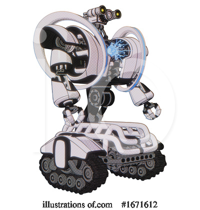 Royalty-Free (RF) Robot Clipart Illustration by Leo Blanchette - Stock Sample #1671612