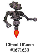 Robot Clipart #1671630 by Leo Blanchette