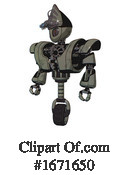 Robot Clipart #1671650 by Leo Blanchette