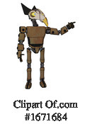 Robot Clipart #1671684 by Leo Blanchette