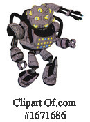 Robot Clipart #1671686 by Leo Blanchette