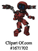 Robot Clipart #1671702 by Leo Blanchette
