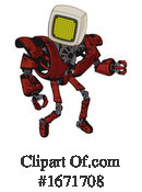 Robot Clipart #1671708 by Leo Blanchette