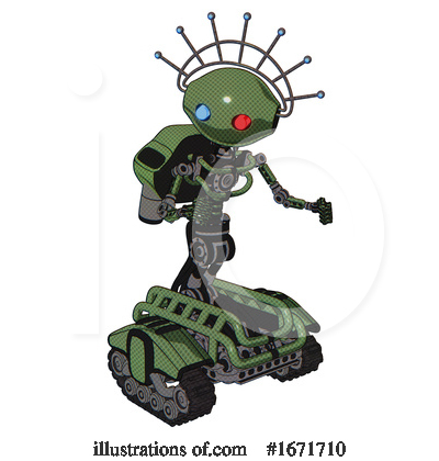Royalty-Free (RF) Robot Clipart Illustration by Leo Blanchette - Stock Sample #1671710