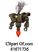 Robot Clipart #1671736 by Leo Blanchette