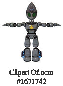 Robot Clipart #1671742 by Leo Blanchette