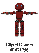 Robot Clipart #1671756 by Leo Blanchette