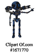 Robot Clipart #1671770 by Leo Blanchette